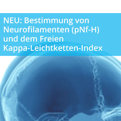 NEU: Bestimmung von Neurofilamenten (pNf-H) und dem Freien Kappa-Leichtketten-Index