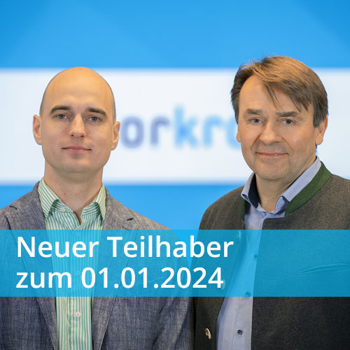 Neuer Teilhaber zum 01.01.2024